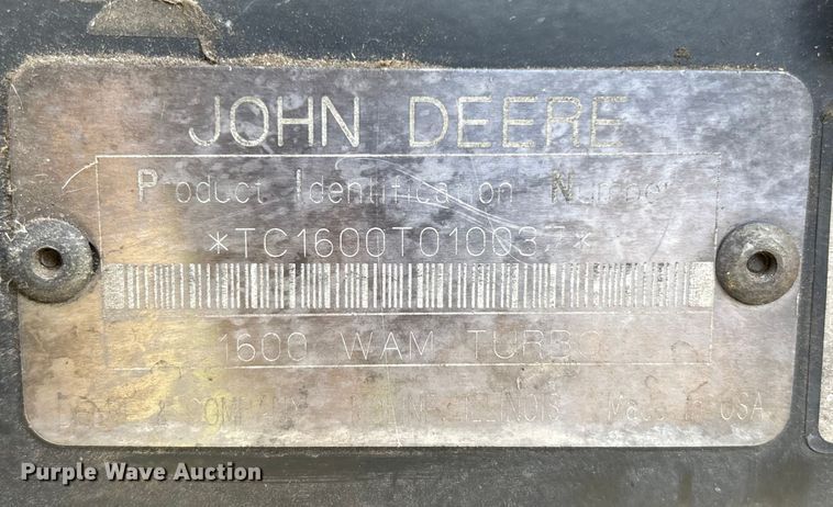 image for item EC8351 John Deere 1600 lawn mower