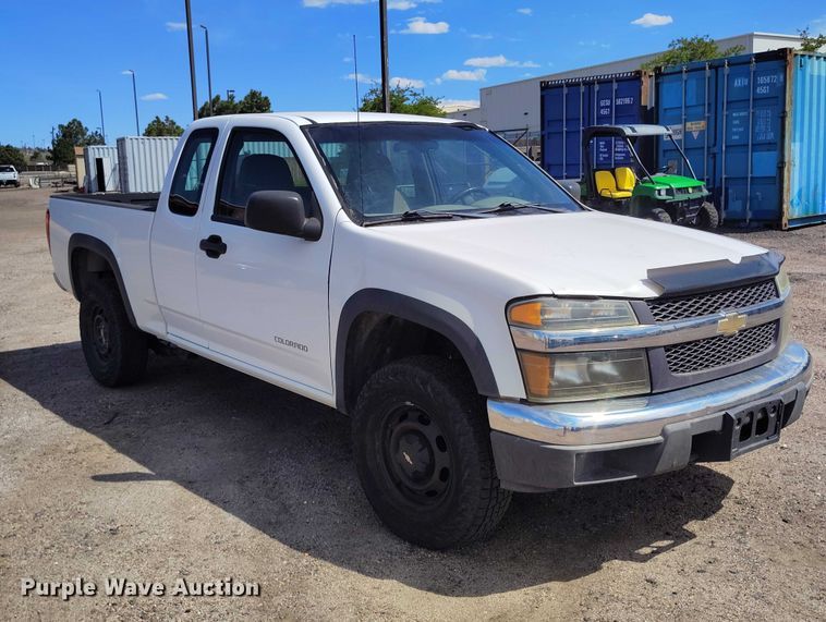 image for item ED0034 2005 Chevrolet Colorado Ext. Cab pickup truck