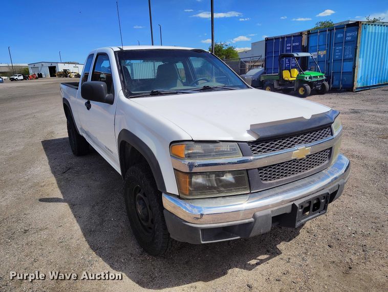 image for item ED0034 2005 Chevrolet Colorado Ext. Cab pickup truck