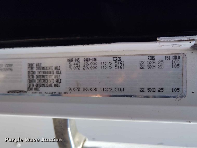 image for item ED0128 1996 Freightliner FLD semi truck