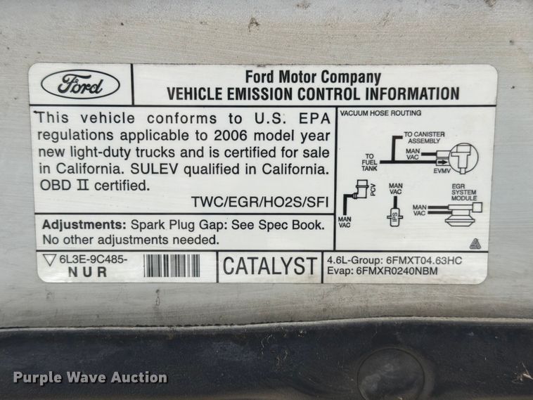 image for item ED5220 2006 Ford F150 Crew Cab pickup truck