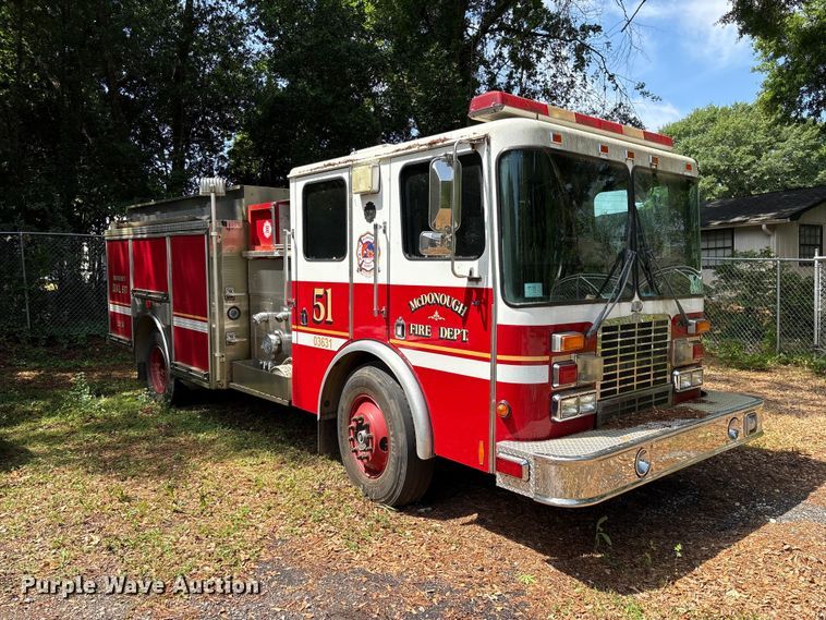 image for item EF1140 2002 HME fire truck