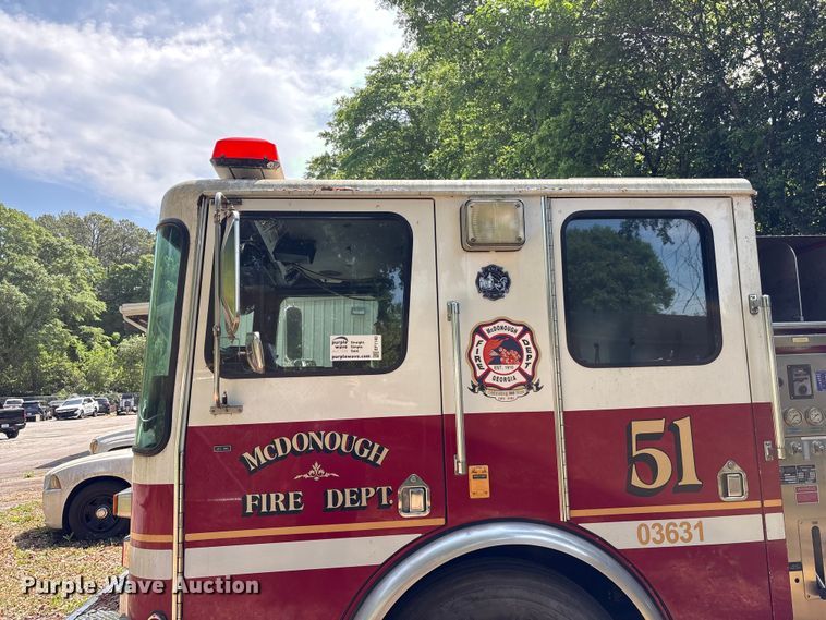 image for item EF1140 2002 HME fire truck