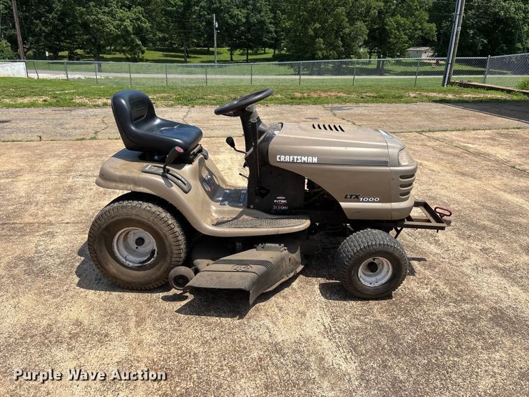 image for item EJ7827 Craftsman LTX 1000 lawn mower