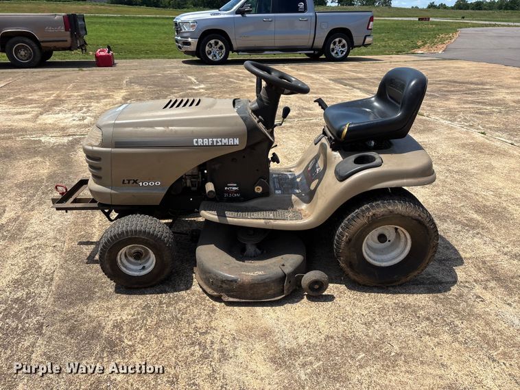 image for item EJ7827 Craftsman LTX 1000 lawn mower