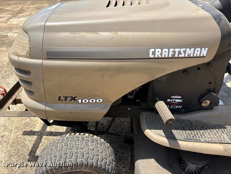 image for item EJ7827 Craftsman LTX 1000 lawn mower