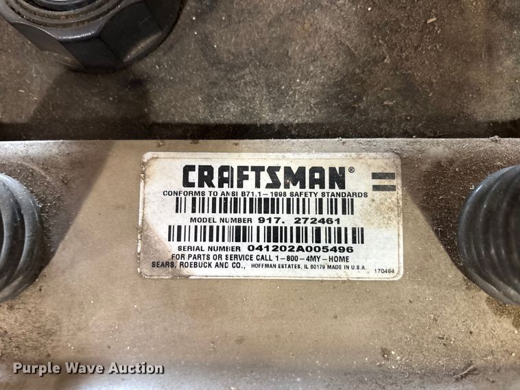 image for item EJ7827 Craftsman LTX 1000 lawn mower