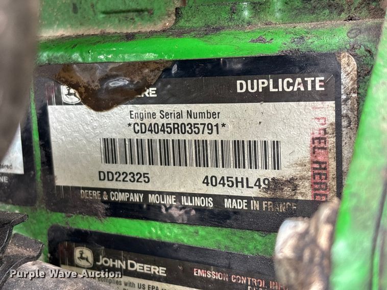 image for item EO4314 2013 John Deere 6115M MFWD tractor