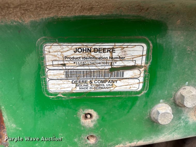 image for item EO4314 2013 John Deere 6115M MFWD tractor