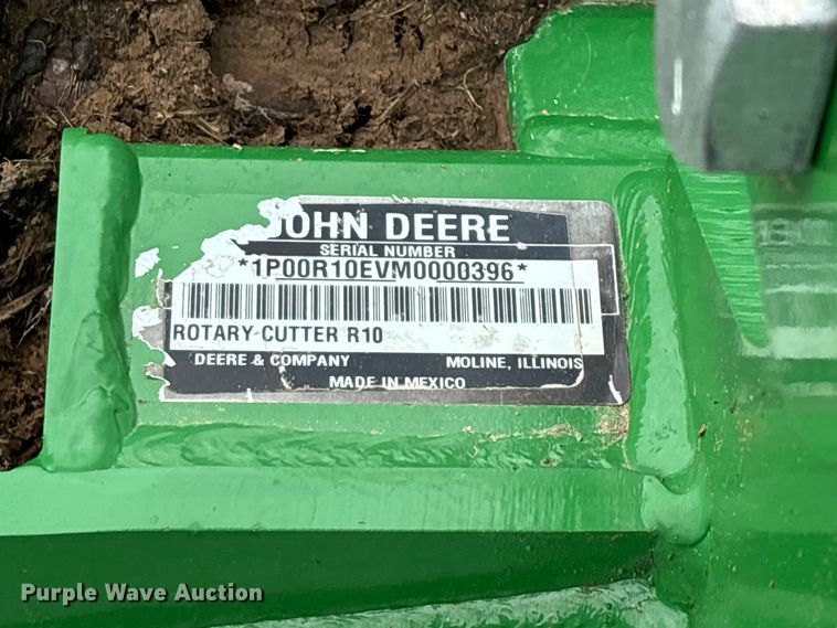 image for item EO4315 2021 John Deere Rotary Cutter R10 rotary mower