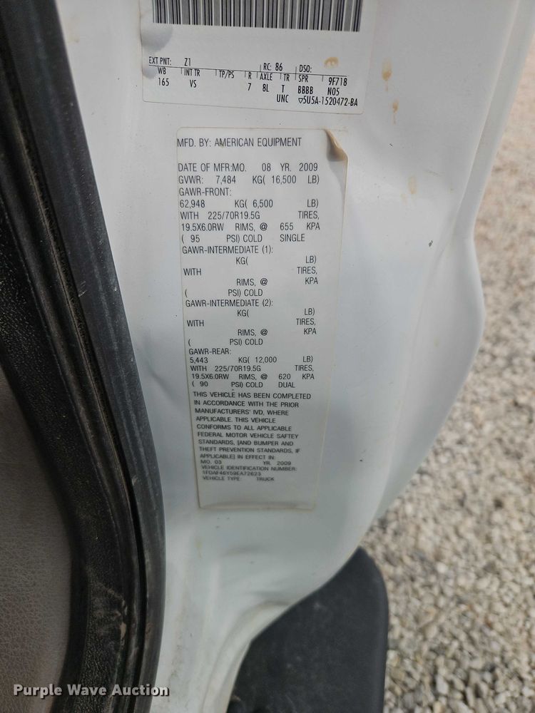 image for item EO7350 2009 Ford F450 Super Duty dump truck