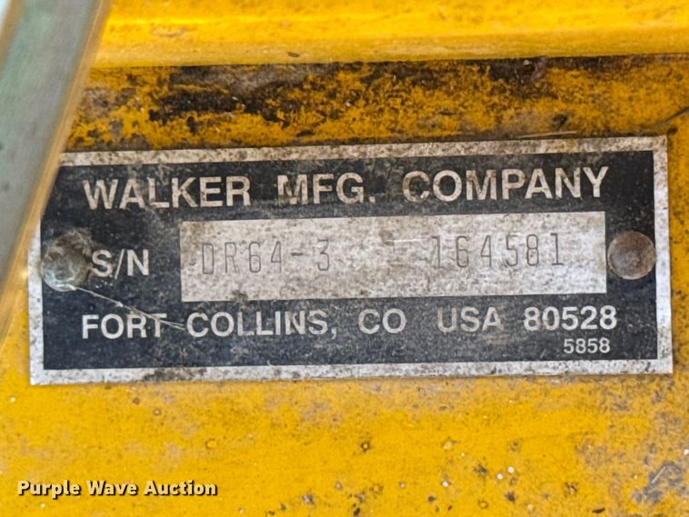 image for item ER0499 2016 Walker H27i ZTR lawn mower