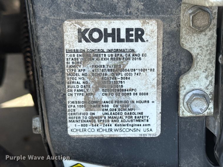 image for item ER0499 2016 Walker H27i ZTR lawn mower