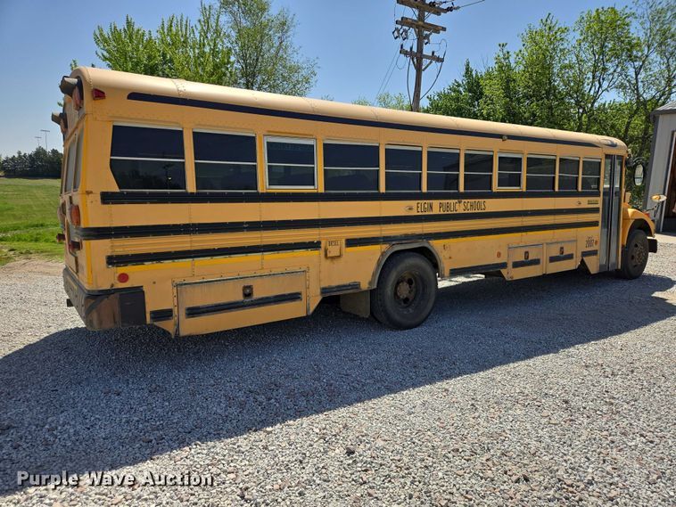 image for item ER1620 2007 Blue Bird Vision school bus