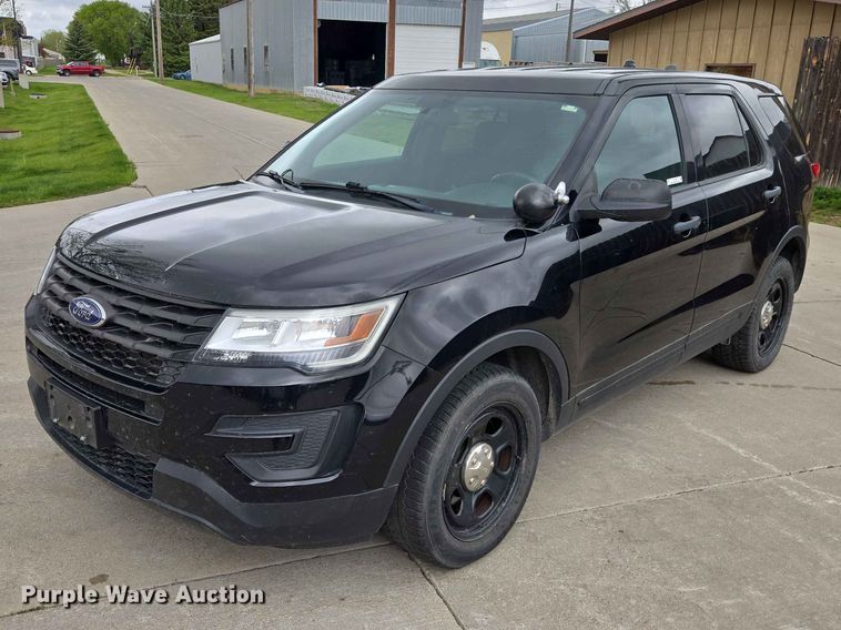 image for item ER1636 2018 Ford Explorer Police Interceptor SUV