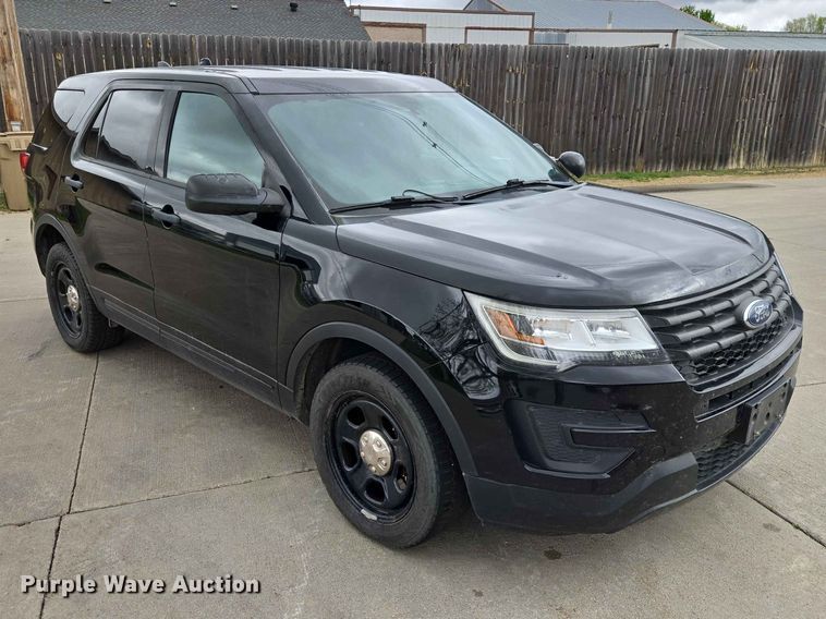 image for item ER1636 2018 Ford Explorer Police Interceptor SUV