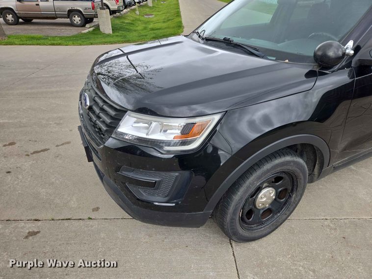 image for item ER1636 2018 Ford Explorer Police Interceptor SUV
