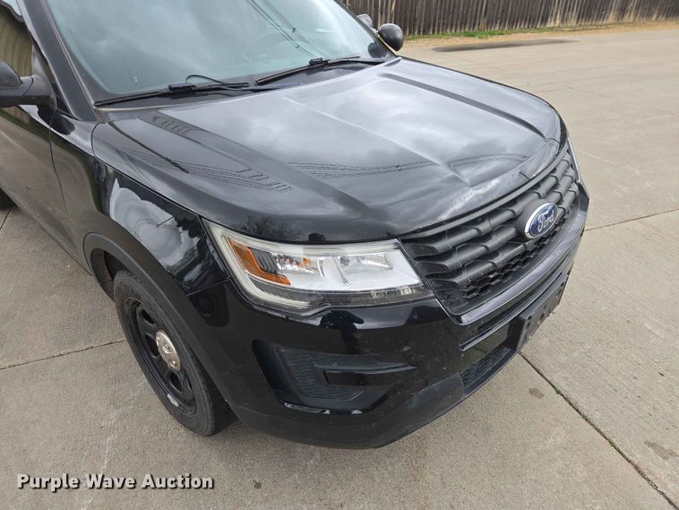 image for item ER1636 2018 Ford Explorer Police Interceptor SUV