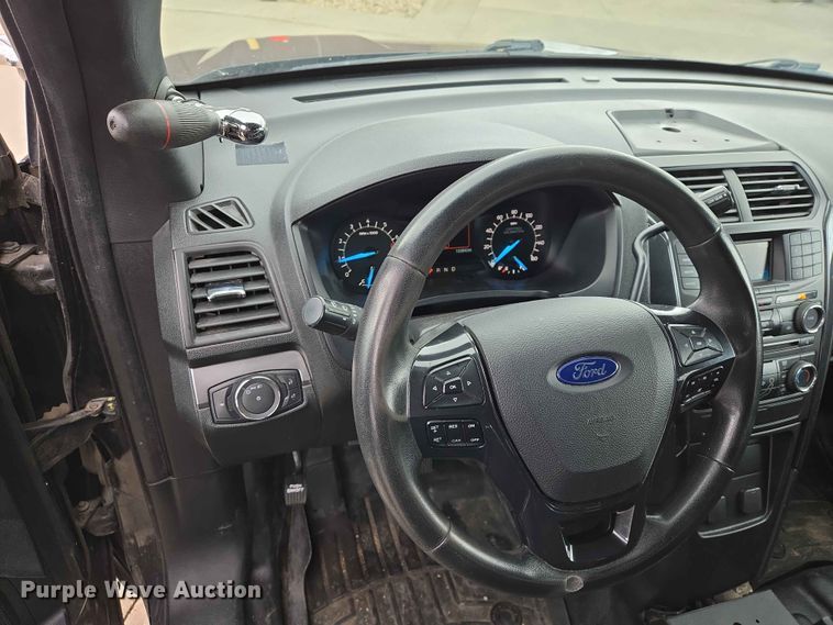 image for item ER1636 2018 Ford Explorer Police Interceptor SUV