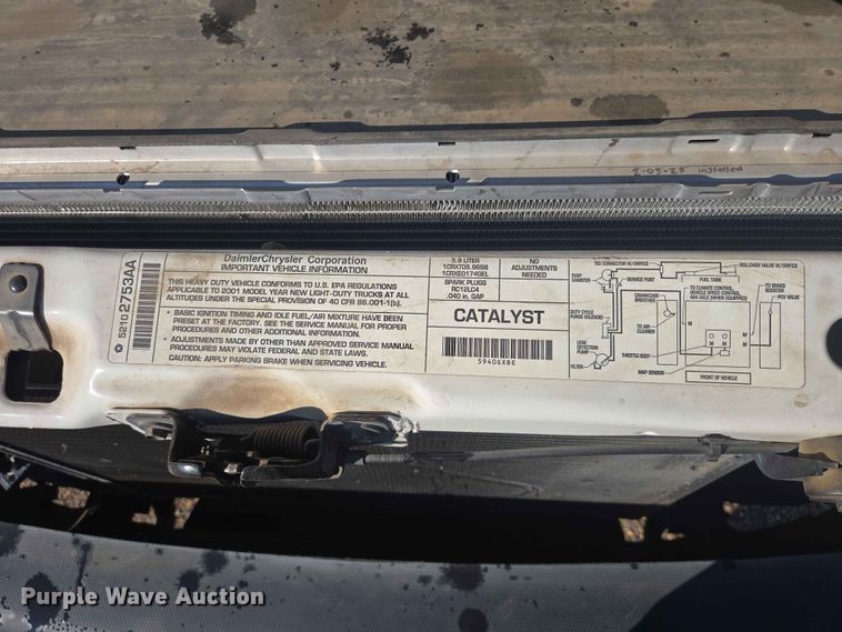 image for item ER1639 2001 Dodge Ram pickup truck
