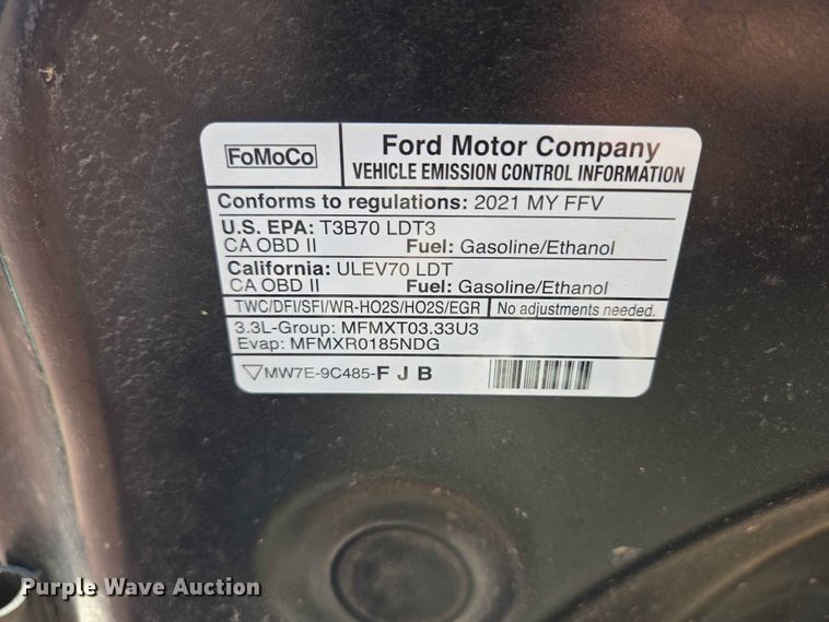 image for item ER1654 2021 Ford Explorer Police Interceptor SUV