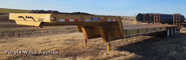 image for item ET1257 2013 Holden HLB50 drop deck equipment trailer