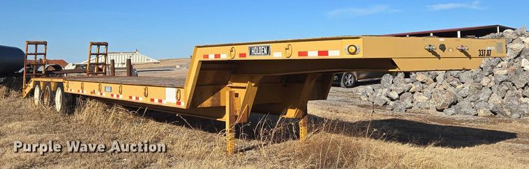 image for item ET1257 2013 Holden HLB50 drop deck equipment trailer
