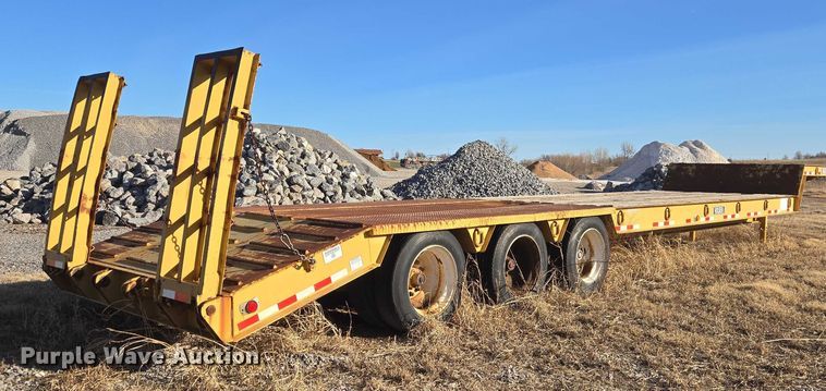 image for item ET1257 2013 Holden HLB50 drop deck equipment trailer