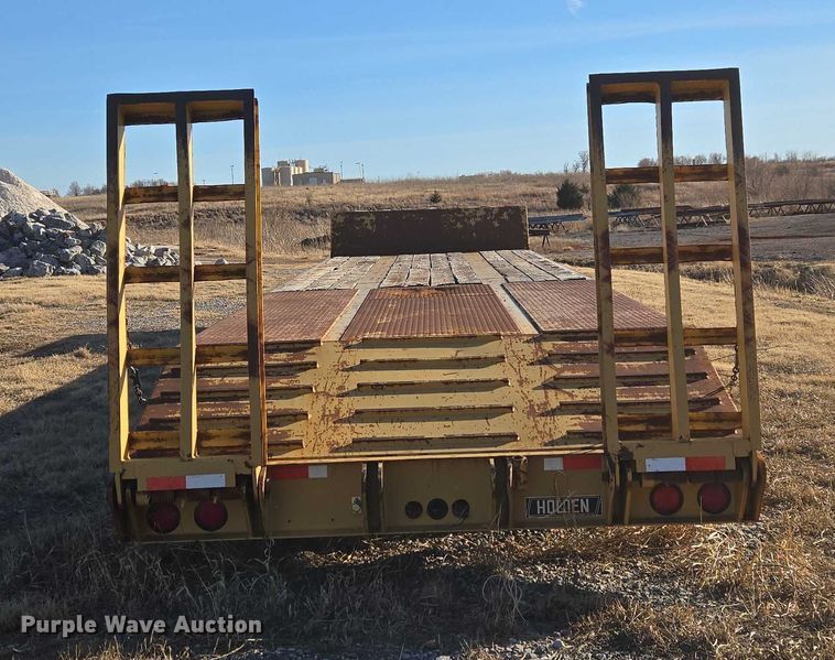 image for item ET1257 2013 Holden HLB50 drop deck equipment trailer