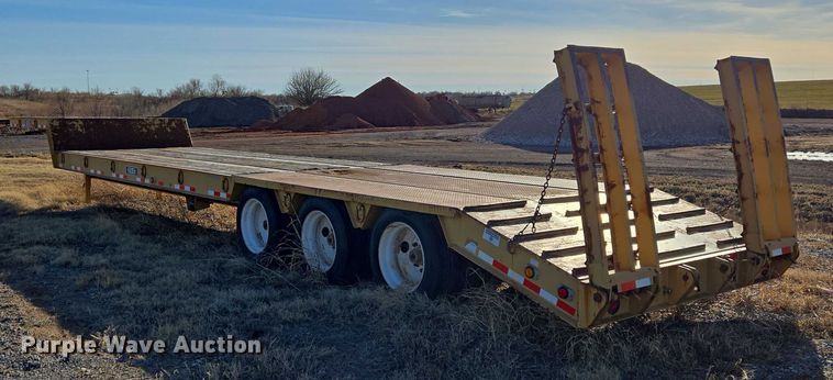 image for item ET1257 2013 Holden HLB50 drop deck equipment trailer