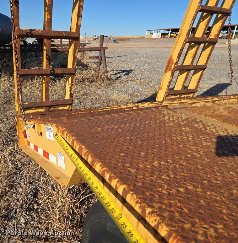 image for item ET1257 2013 Holden HLB50 drop deck equipment trailer