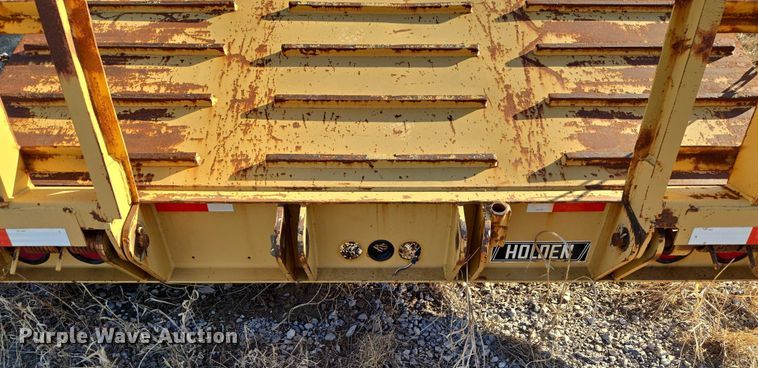 image for item ET1257 2013 Holden HLB50 drop deck equipment trailer