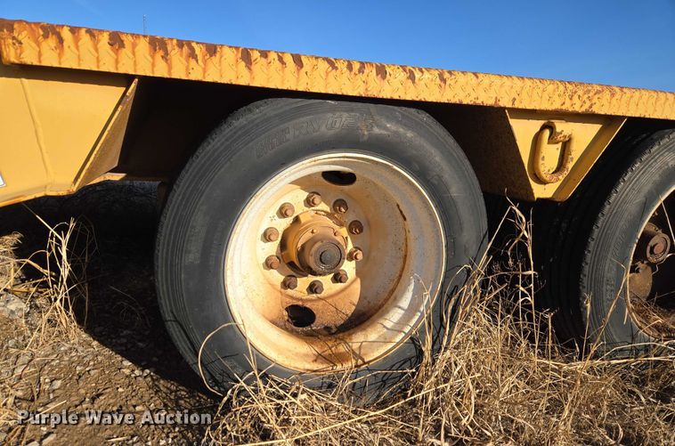 image for item ET1257 2013 Holden HLB50 drop deck equipment trailer