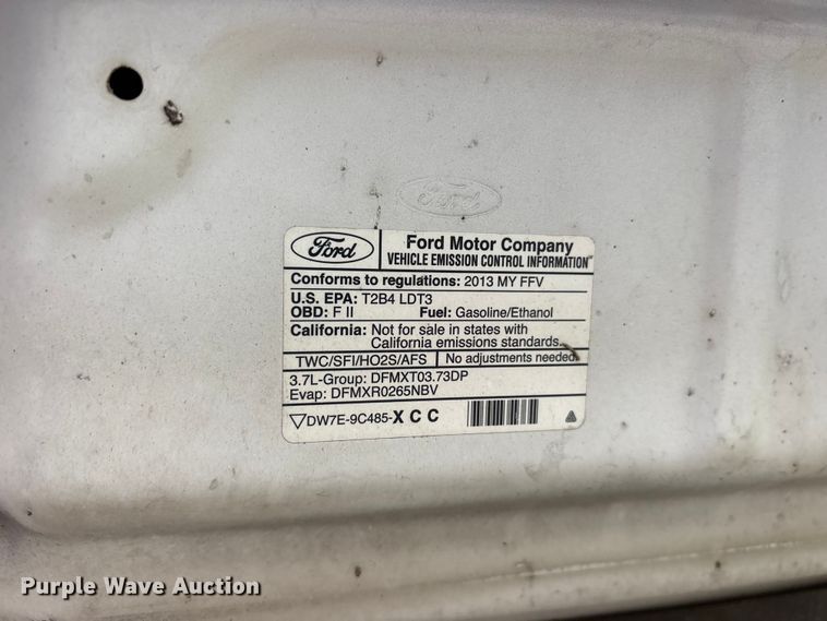 image for item ET2107 2013 Ford F150 pickup truck