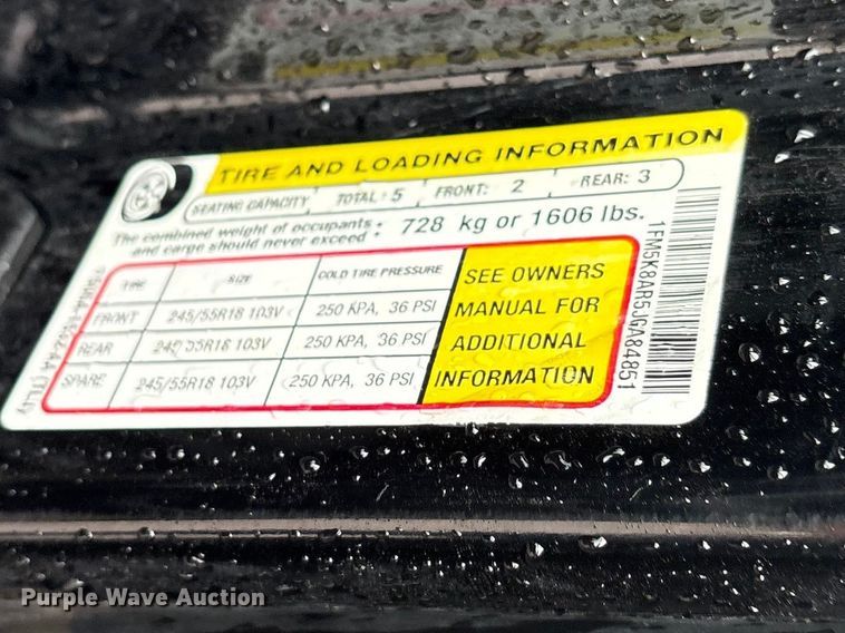 image for item ET2145 2018 Ford Explorer Police SUV