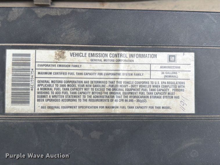 image for item ET6247 2006 Chevrolet Silverado 2500HD Ext. Cab pickup truck
