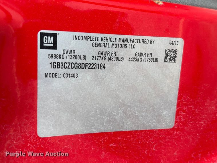 image for item EU0561 2013 Chevrolet Silverado 3500HD ambulance