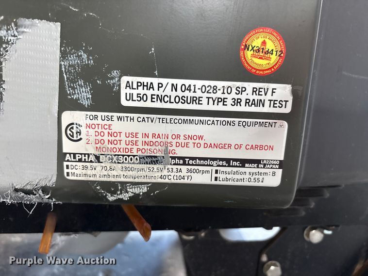 image for item EU8683 (3) Alpha DCX3000 generators