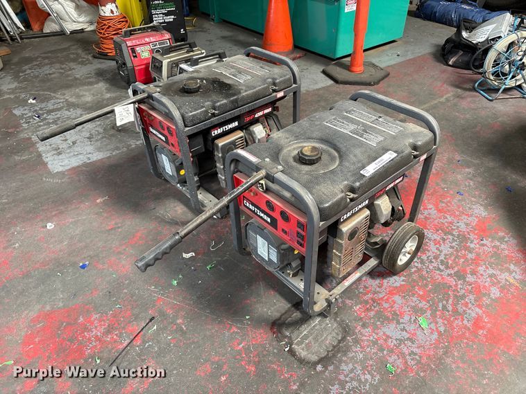image for item EU8684 (2) Craftsman generators