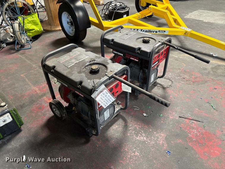 image for item EU8684 (2) Craftsman generators