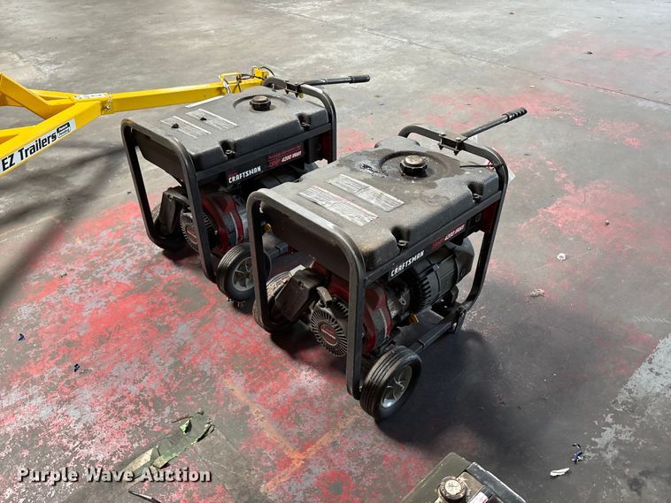 image for item EU8684 (2) Craftsman generators