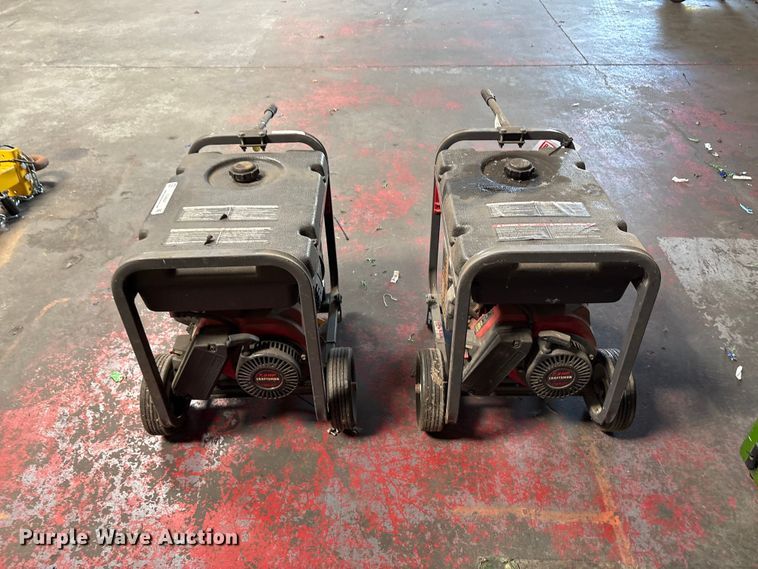 image for item EU8684 (2) Craftsman generators