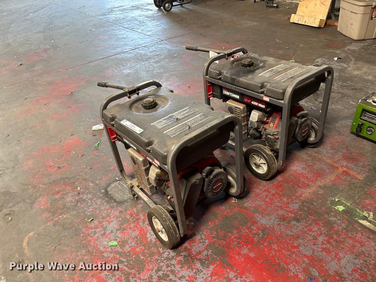 image for item EU8684 (2) Craftsman generators