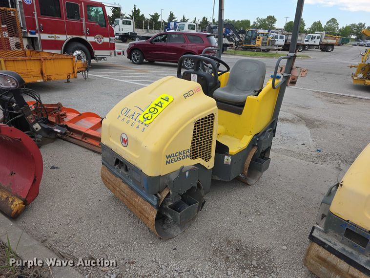 image for item EV2124 (4) Wacker Neuson RD12 double drum vibratory rollers