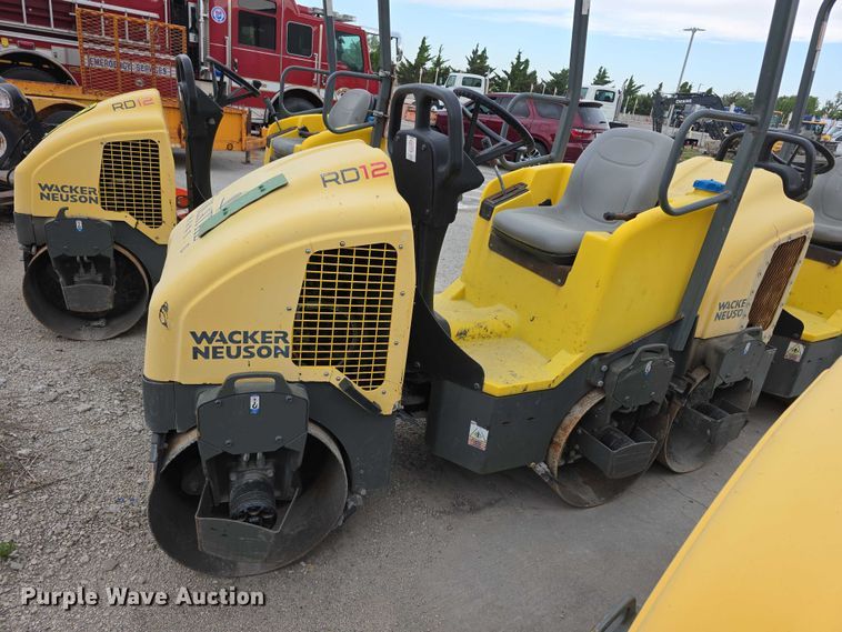 image for item EV2124 (4) Wacker Neuson RD12 double drum vibratory rollers