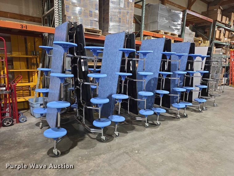 image for item EV2200 (5) 12' L tables