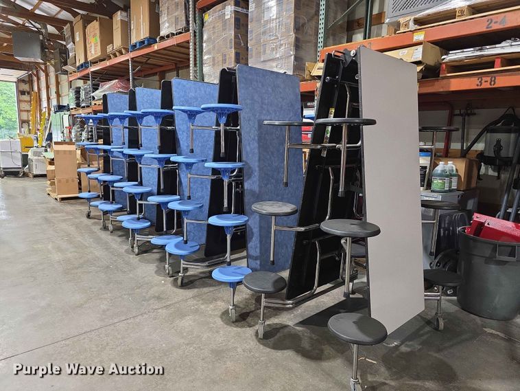 image for item EV2200 (5) 12' L tables