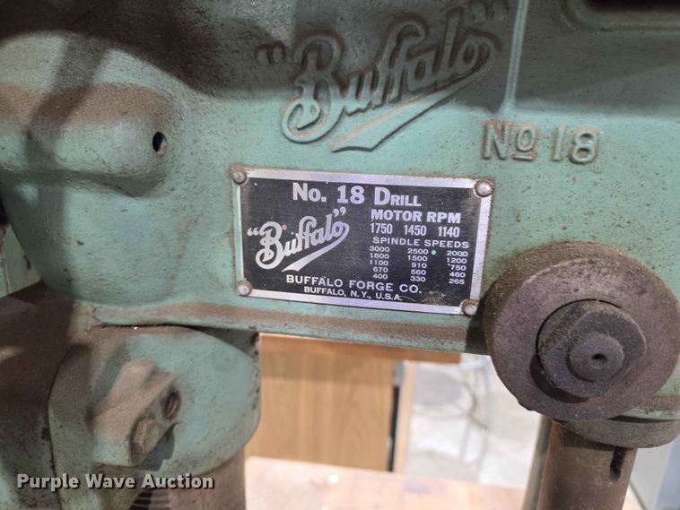image for item EV2203 Buffalo Forge drill press