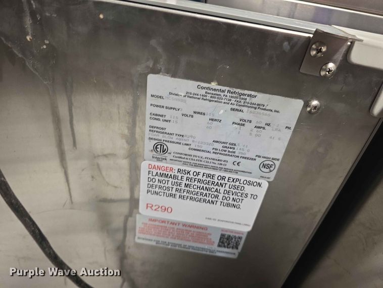 image for item EV2219 (2) Continental refrigerators