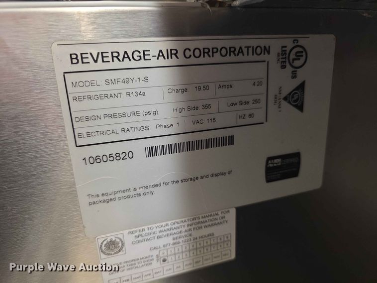 image for item EV2220 (2) Beverage-Aire refrigerators